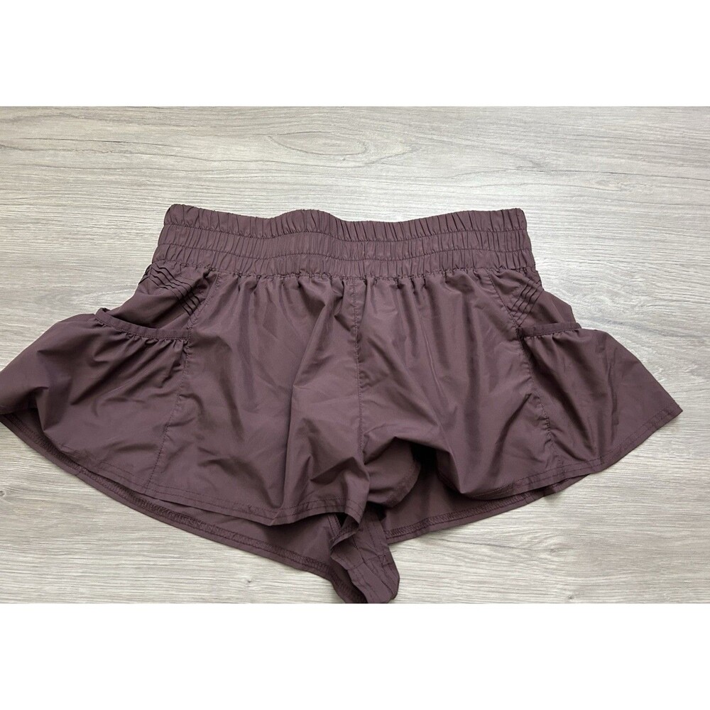 Fp Movement By Free People Get Your Flirt On Shorts Women  Large burgandy